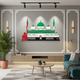 Arcdew's Grand UAE Mosque Silhouette Acrylic Wall Art...