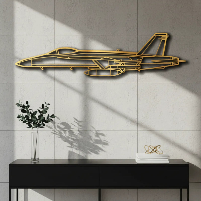 Hornet Fighter Jet Gold