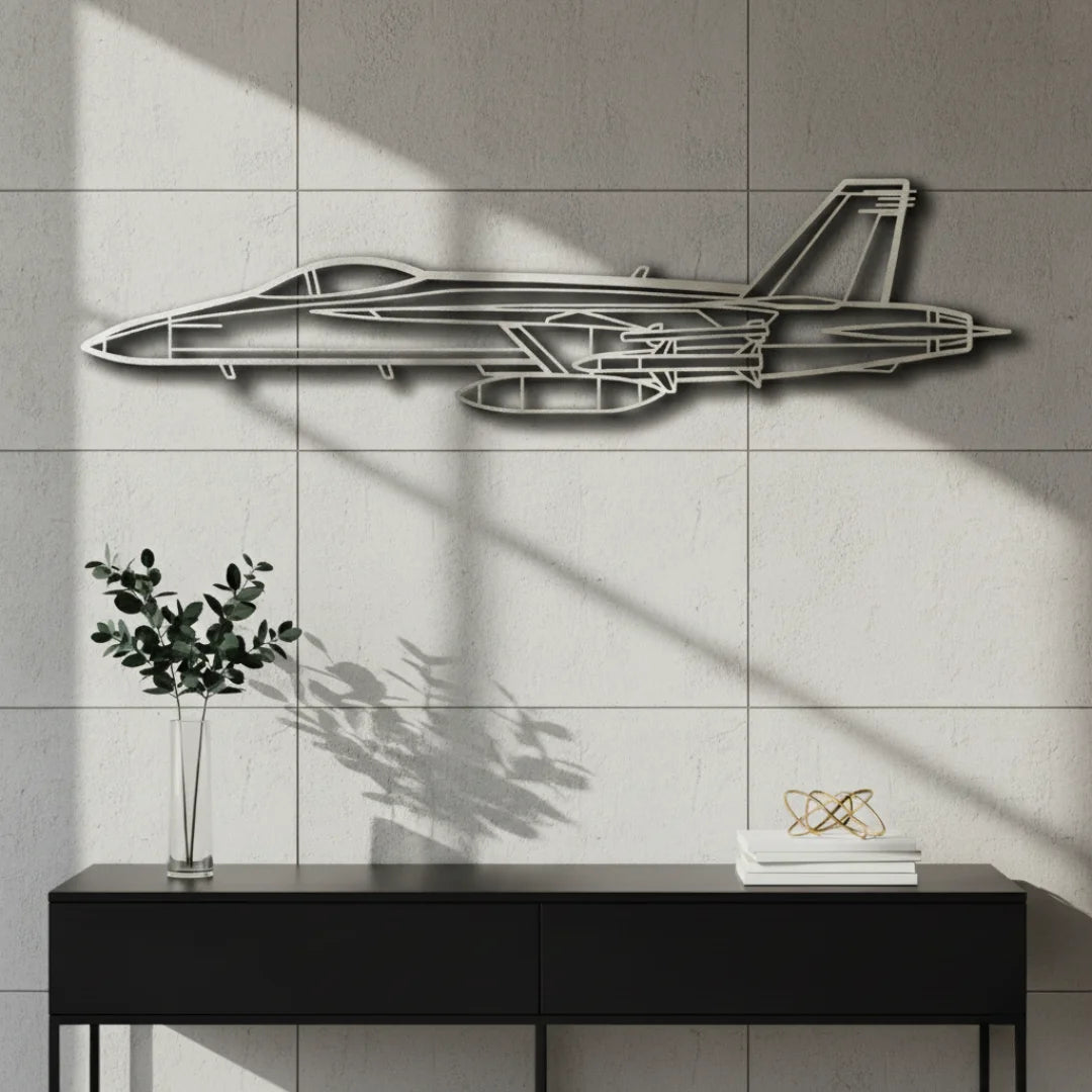 Hornet Fighter Jet Silver