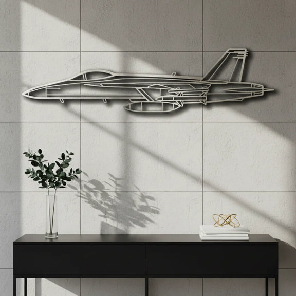 Hornet Fighter Jet Silver