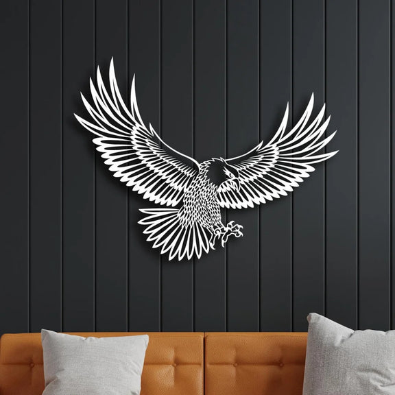 Majestic Acrylic Flying Eagle Silver