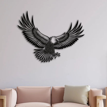 Majestic Acrylic Flying Eagle Black