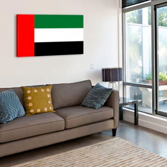 Arcdew's UAE National Day Acrylic Wall Flag | Modern Patriotic Decor