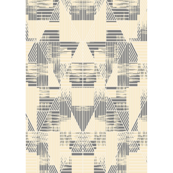 Art World Grey Modern Rug – Abstract Geometric Cream & Charcoal Area Rug