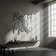 "Beast Mode" Acrylic Wall Art - Bodybuilding & Gym Decor | Arcdew
