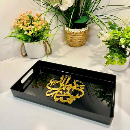 Eid Mubarak Serving Tray | Luxury Acrylic Tray