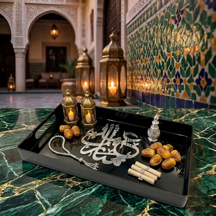arcdew.com - Eid Mubarak Serving Tray | Luxury Acrylic Tray | Acrylic - Translation missing: en.products.product.alternate_image