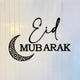 Eid Mubarak Acrylic Wall Decor Black
