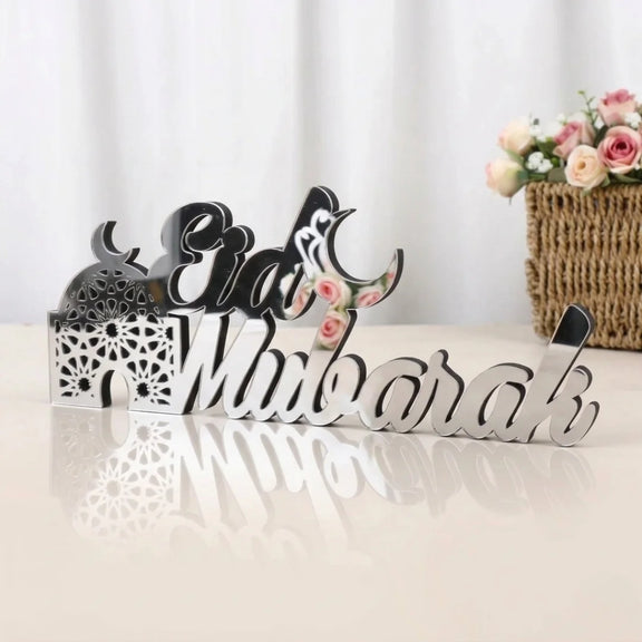 Eid table decor Dubai Silver