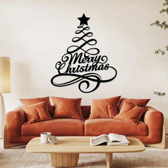 Elegant_Merry_Christmas_Acrylic_Wall_Decor_by_ArcDew_-_Modern_Festive_Calligraphy_black.