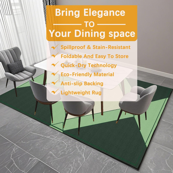 Emerald Green Geometric Area Rug – Modern Abstract Sage & Forest Green Statement Rug....