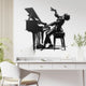 Expressive Passionate Pianist Black