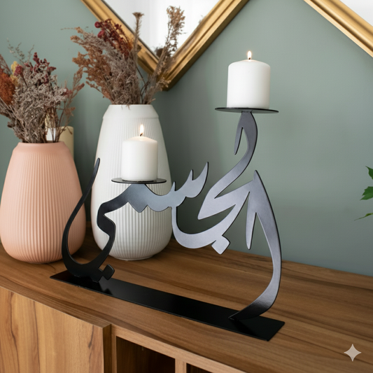 Arcdew Custom Name Acrylic Candle Stand | Personalized Home & Office Gift
