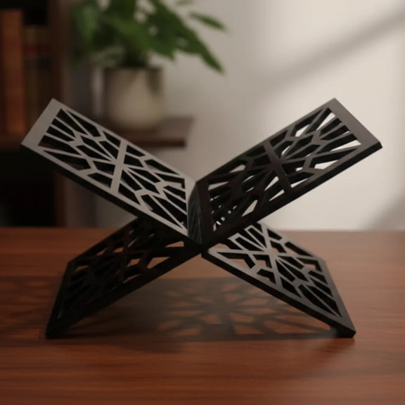 Geometric Acrylic Quran Stand Rectangular 1