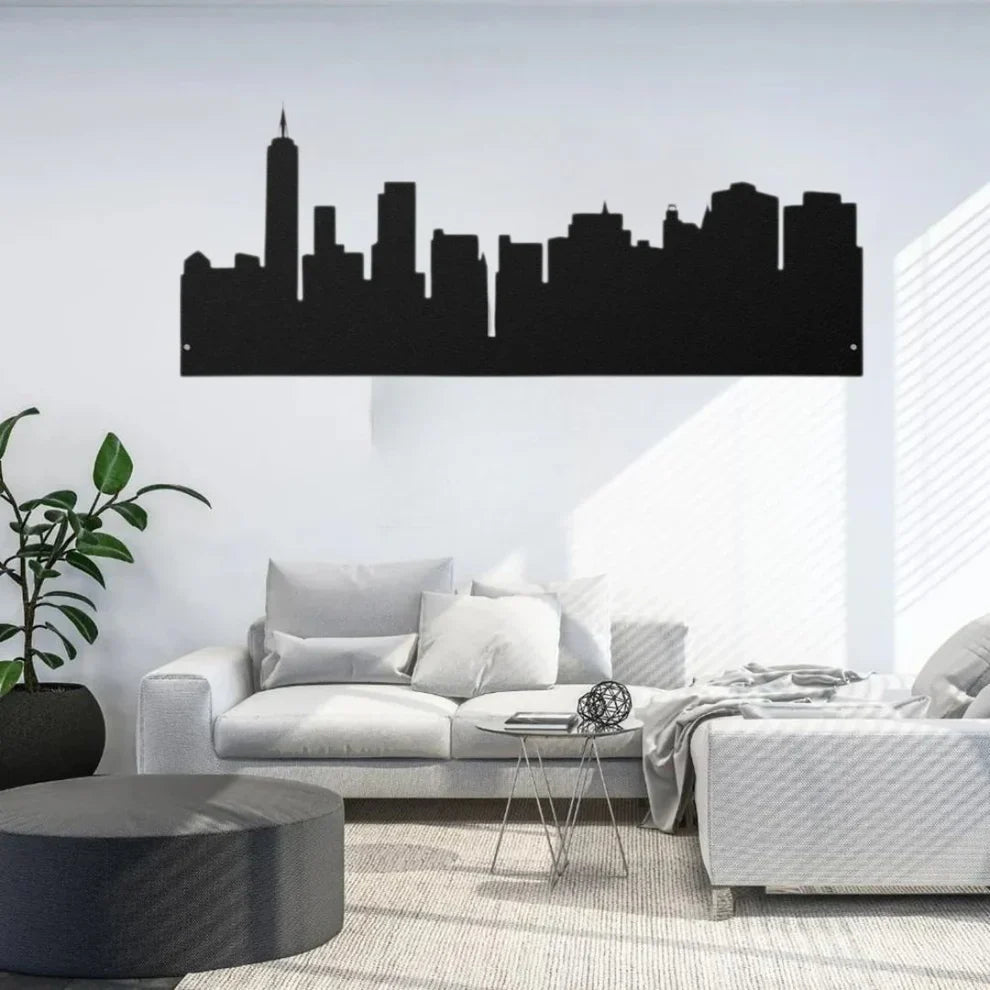 New York, America - Skyline Acrylic Wall Art - Home Decal - National Day