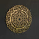 Surah Al Fatihah Circular Gold