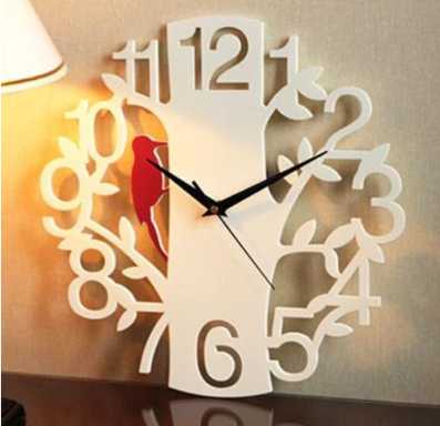 ArcDew Sparrow’s Nest Acrylic Wall Clock S | Elegant 12×12 inch Modern Home Décor UAE